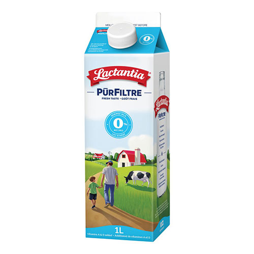 1L skim milk Lactantia