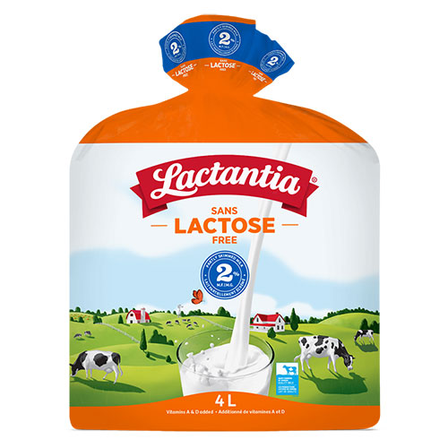 4L Lactose free milk 2%