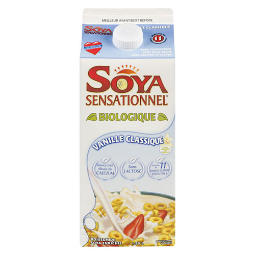 Breuvage soya vanille 1.89L