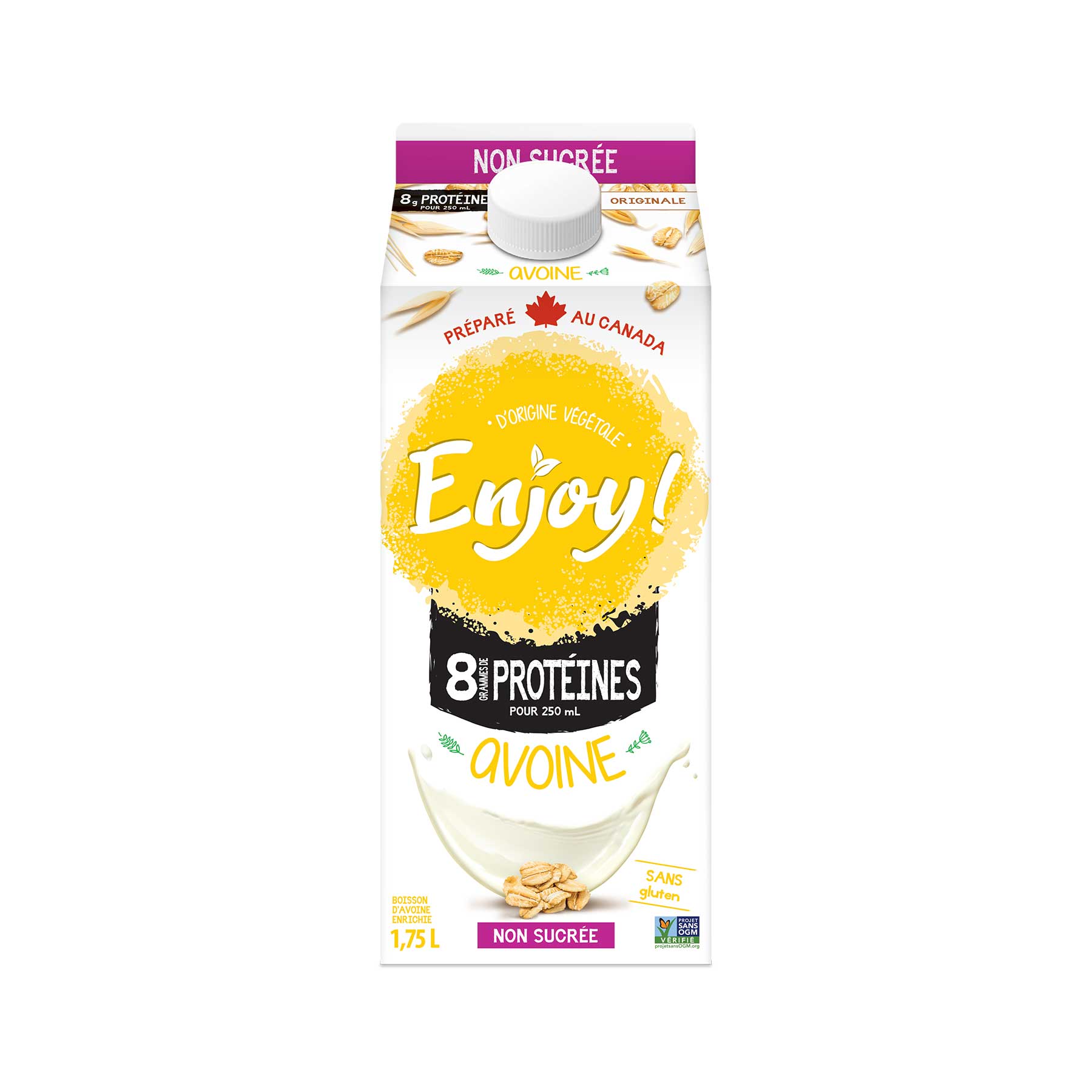 Breuvage d'avoine Enjoy original non sucré 1.75L