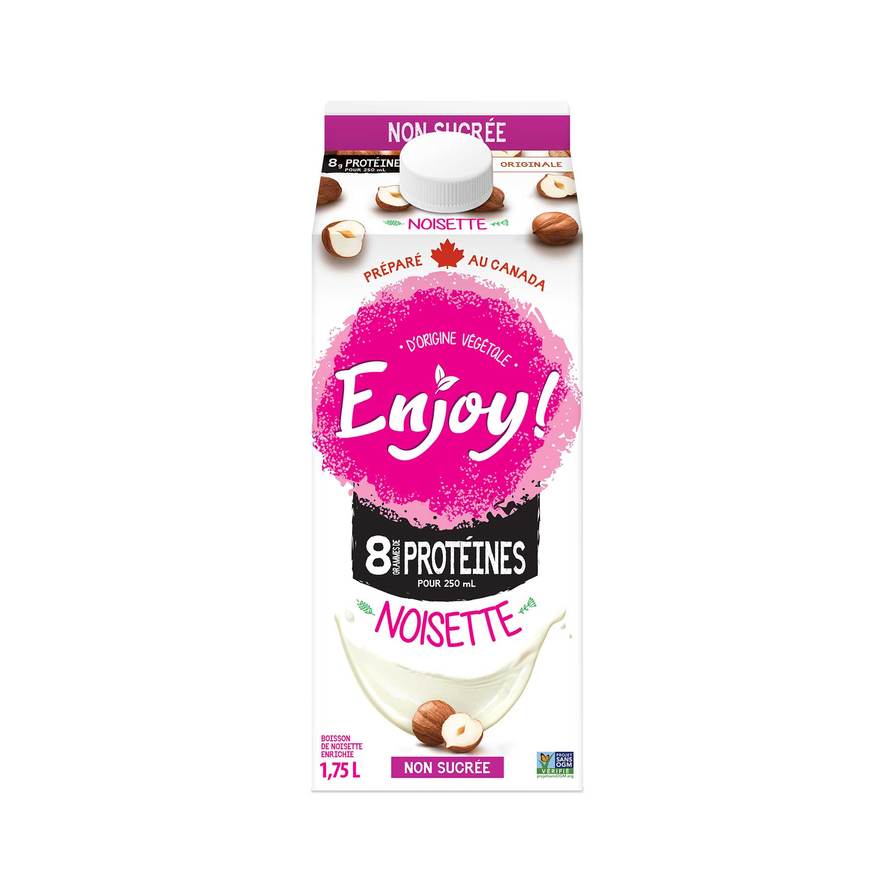 Breuvage de noisette Enjoy original non sucré 1.75L
