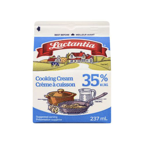 237 ml 35% cooking cream
