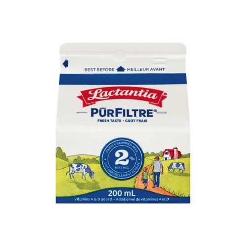 Lait Lactantia 2% 200 ml
