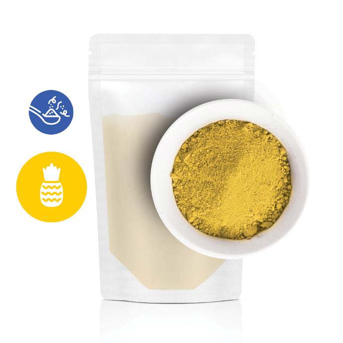 Creamy bubble tea powder pineapple 4x1kg