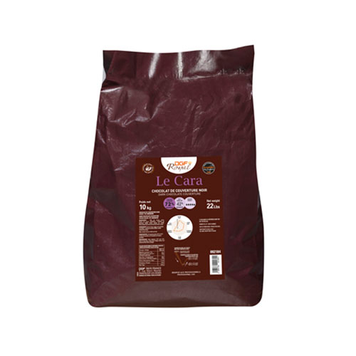 Le Cara- Dark chocolate cover 72% 10kg