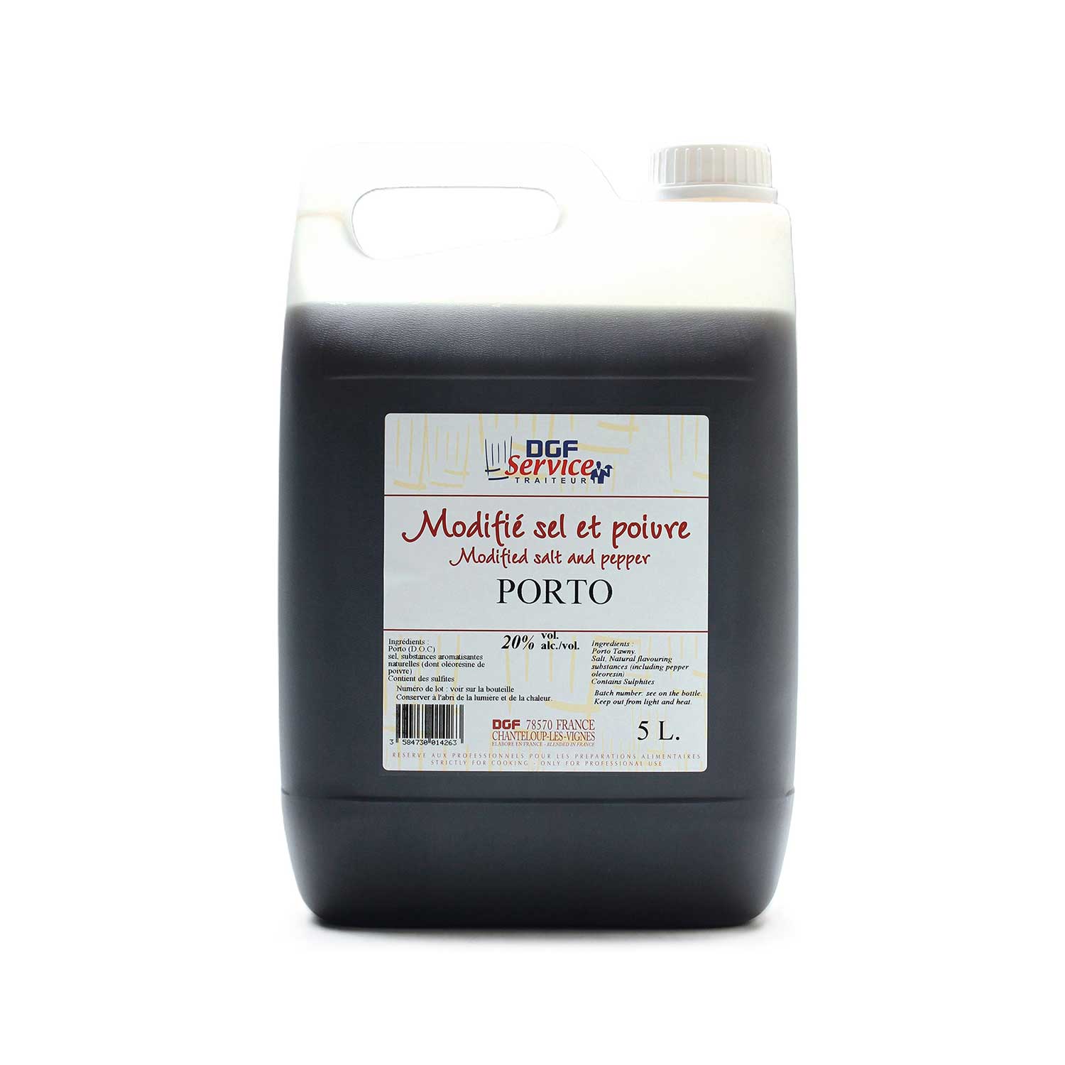 Porto salt and pepper 20% 5L
