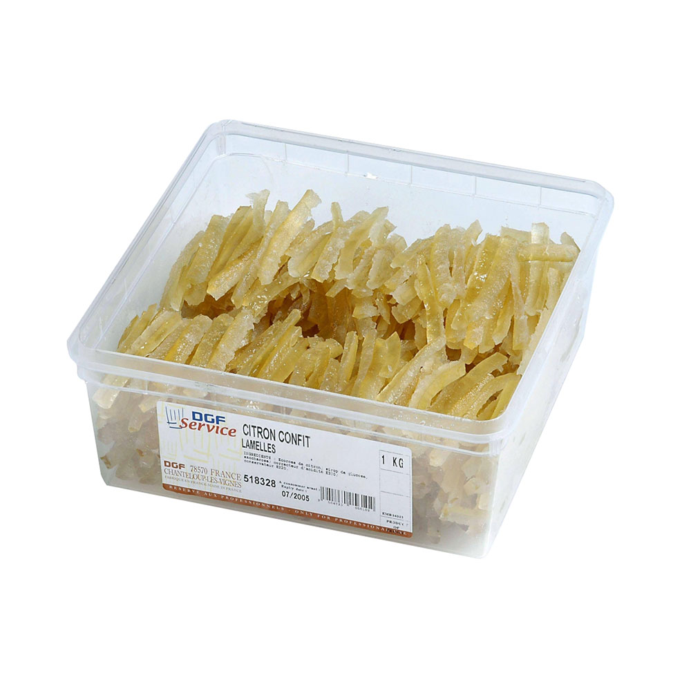 Lemon rinds candied 1kg