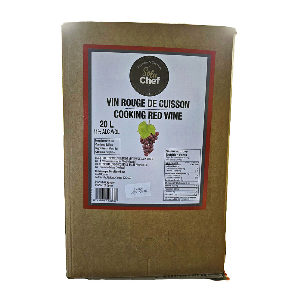 Cooking red wine 20L