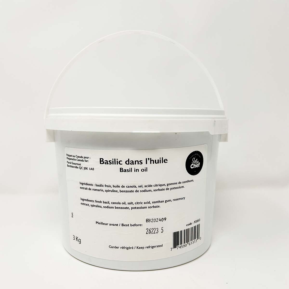 Basilic en pâte  3kg