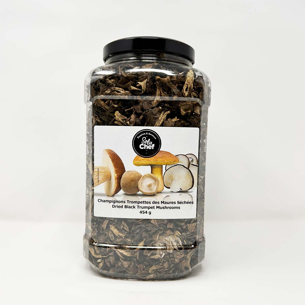 Dried black trumpets mushroom 454gr