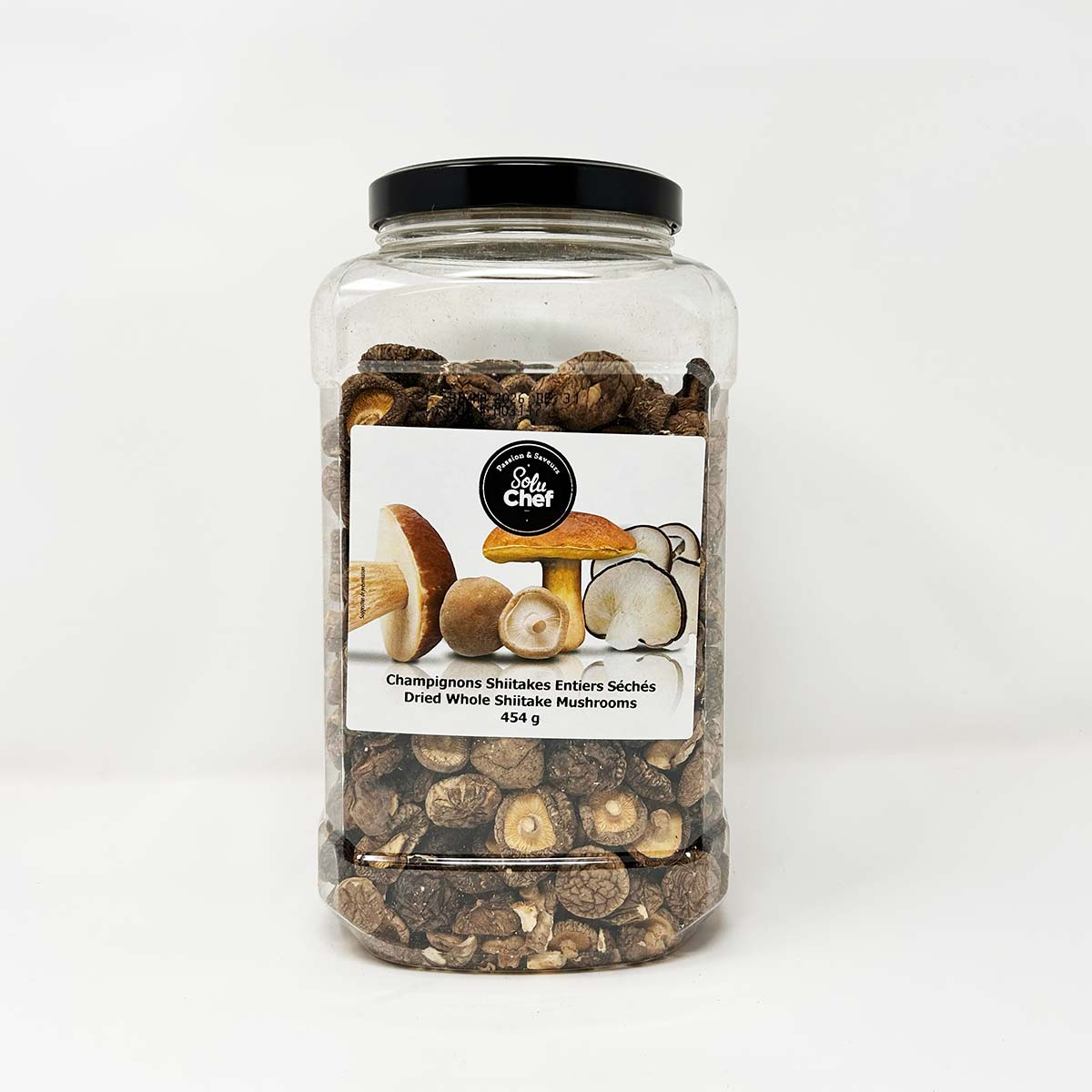 Dried whole shiitakes mushroom 454gr