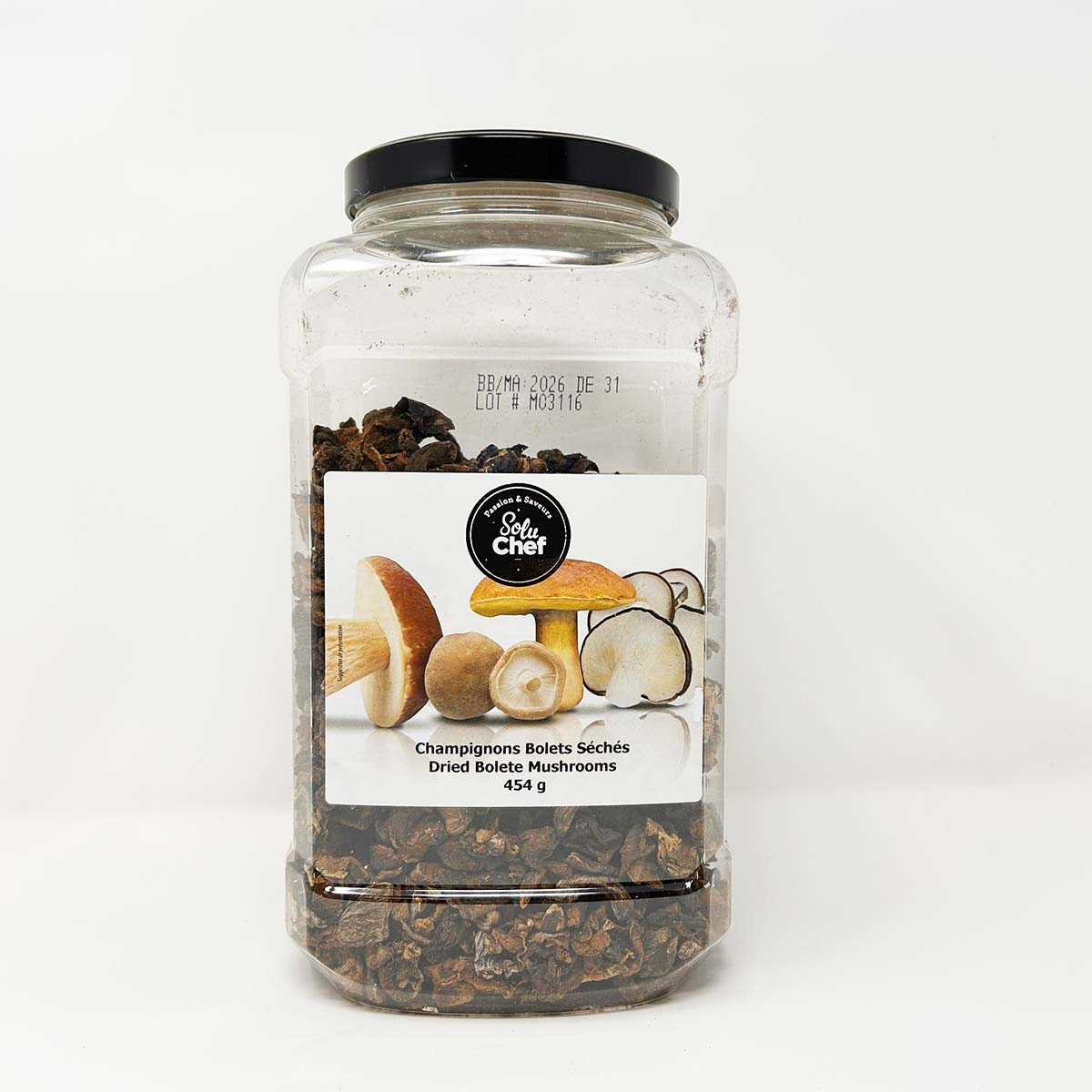 Dried slippery jack luteus mushroom 454gr