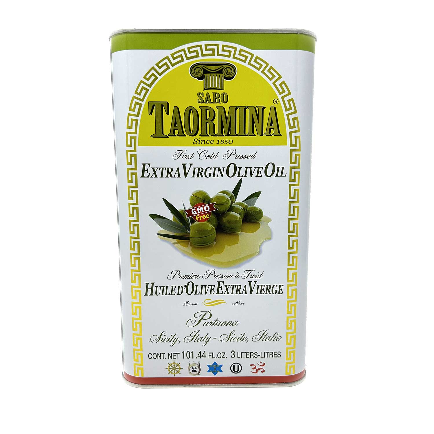 Extra virgin olive oil 3L (Taormina)