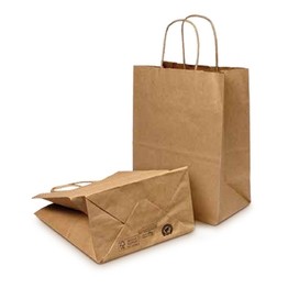Sac de papier avec bretelles 10x5x13