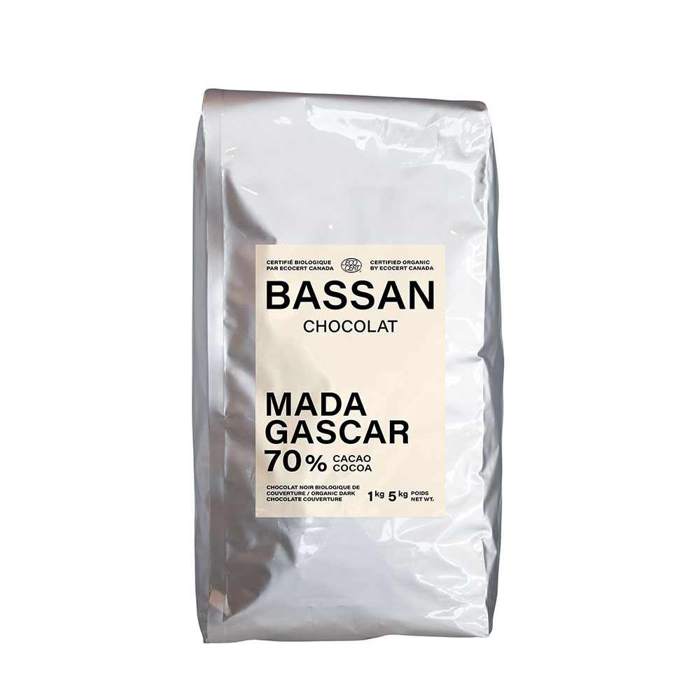 Madagascar- Dark bio chocolate 70%  1kg