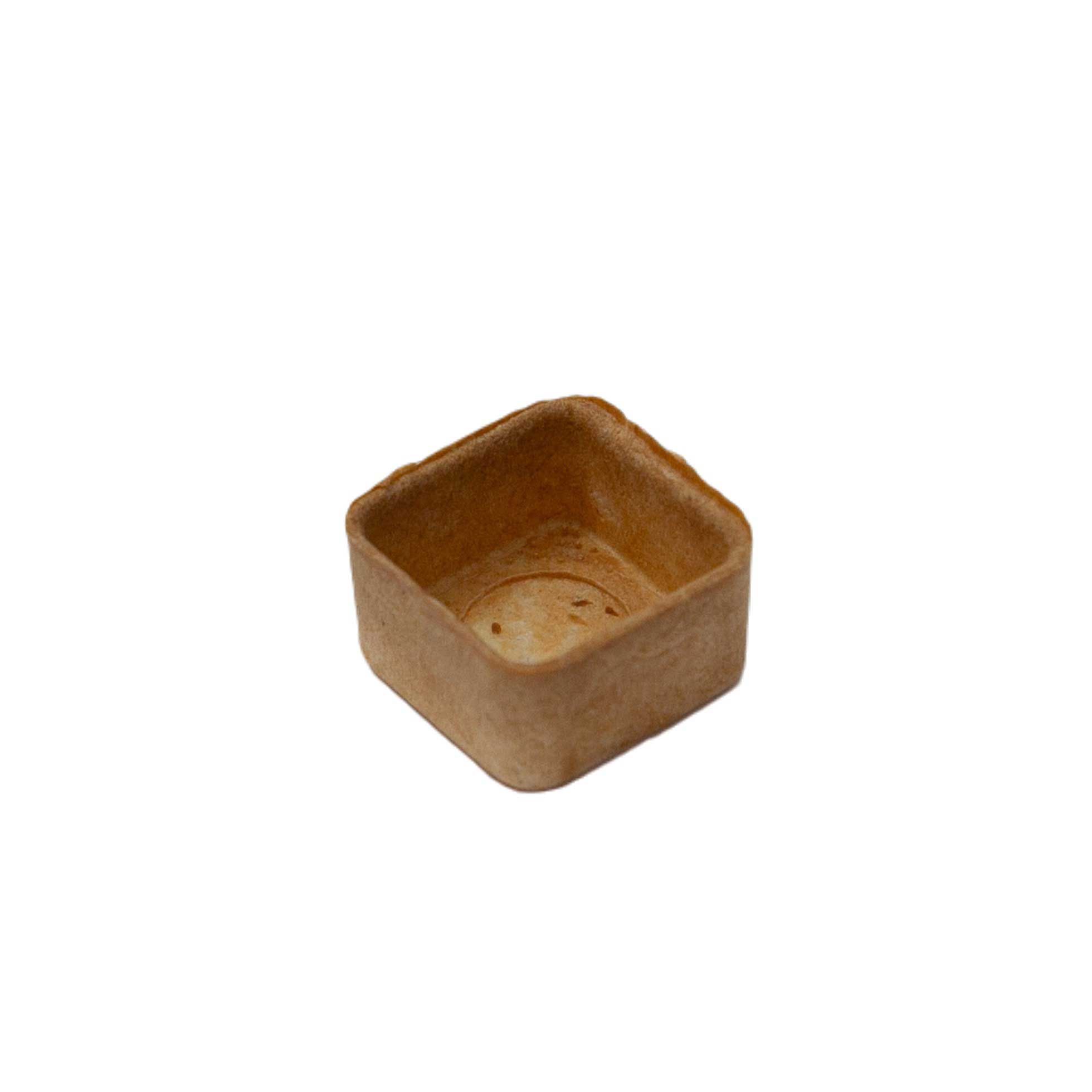 Mini tartelette carrée (33x33x18mm)  240un