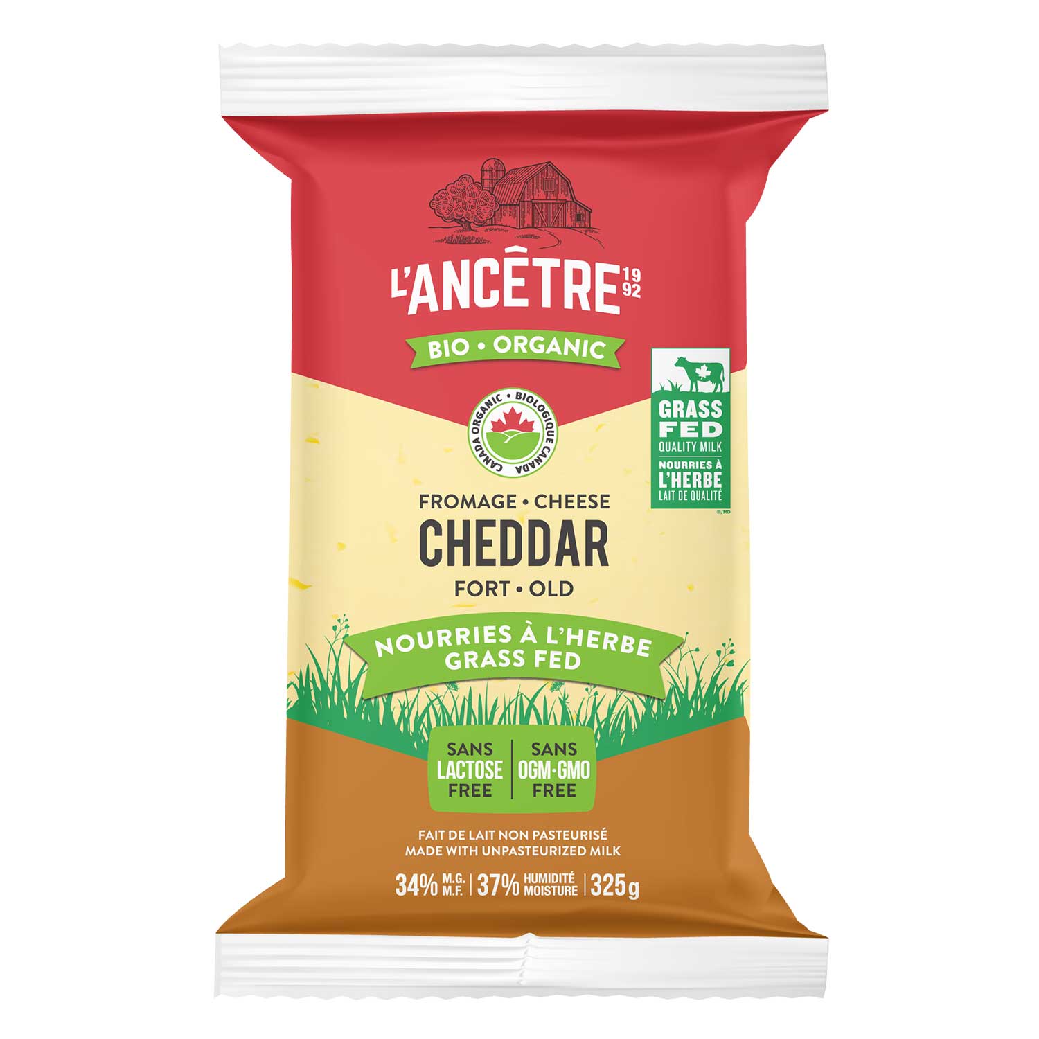 Ancetre cheddar strong bio 8x325g