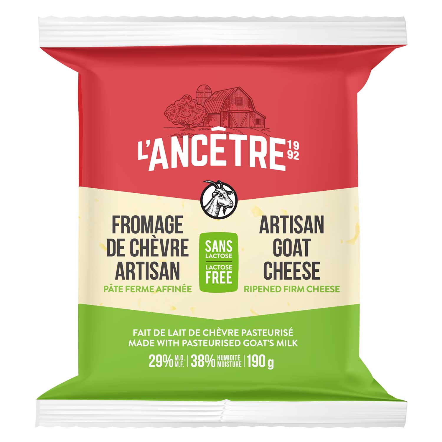 Ancetre artisan goat cheese 8x190g