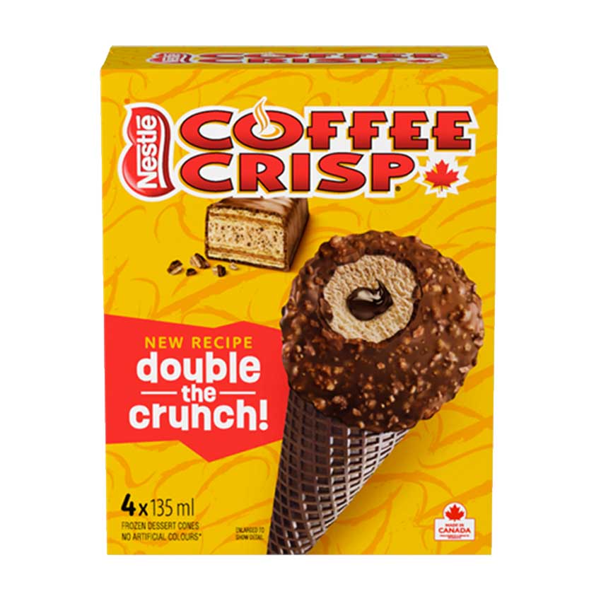 Coffee Crisp cone 12x(4x135ml)