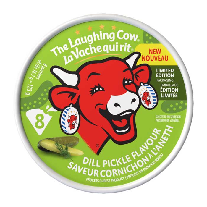 The Laughing Cow dill pickle flavour 18x133g