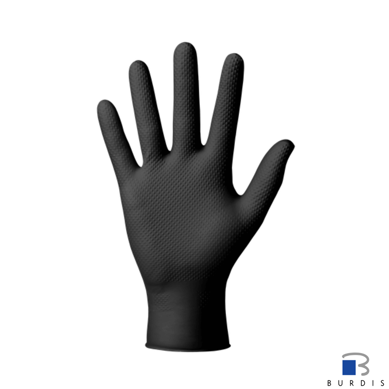 Gants en nitrile noir - grand