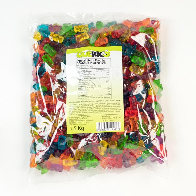 Bonbon Ourson en gelée multicolore 1.5kg