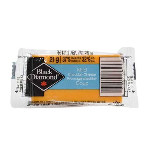 Cheddar colored portions