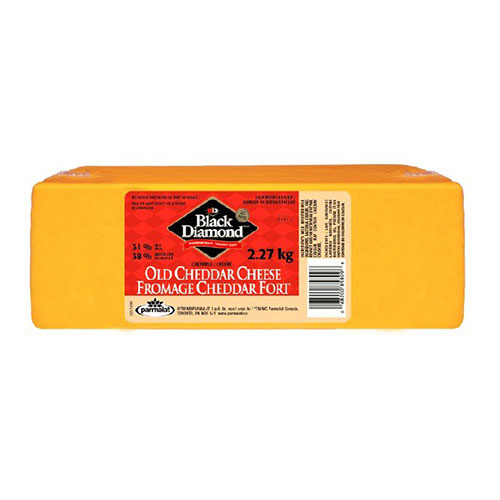 Cheddar block old colored 2.27 kg