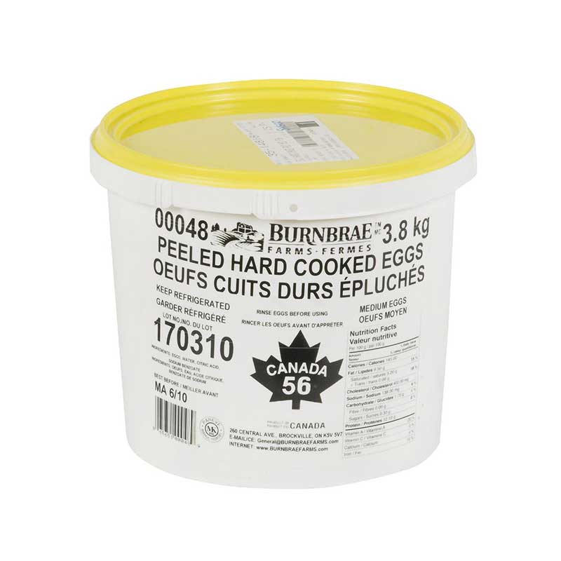Oeufs cuits durs en chaudière 3.8 kg