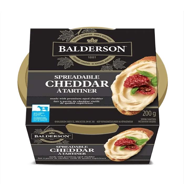 Balderson spreadable cheddar 200g