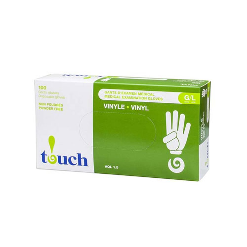 Vinyl gloves - large