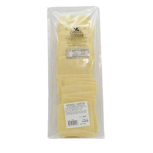 Cheddar blanc tranché 500g
