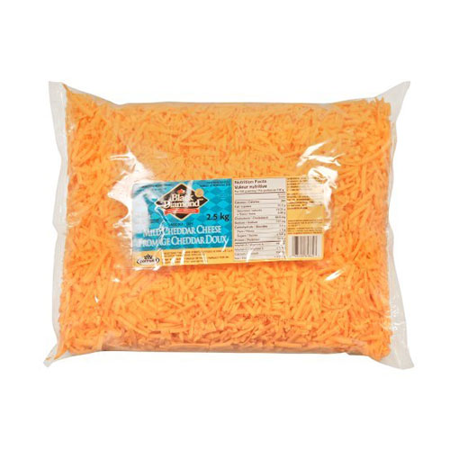 Sheedded cheddar colored 2.5 kg
