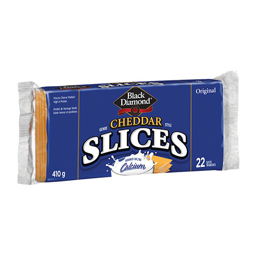 Cheddar coloré 22 tranches 24x410g