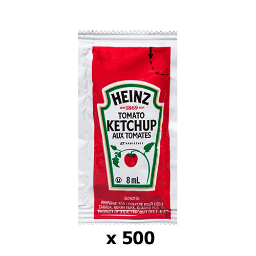 KETCHUP HEINZ SACHETS (500X8 ML)