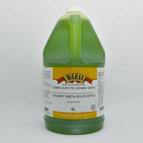 Sirop pour barbotine à la pomme verte