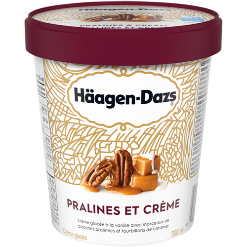 HAAGEN-DAZS PRALINE 8X450ML