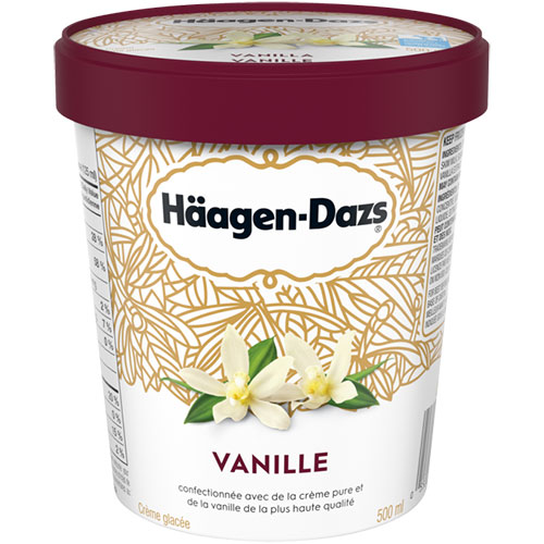 HAAGEN-DAZS VANILLE 8X450ML