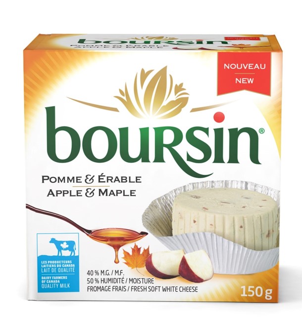 Boursin Pomme et érable 6x150g
