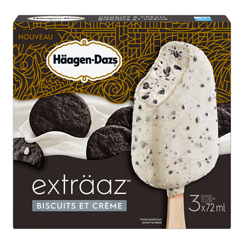 Häagen-Dazs Extraaz caramel salé et brownies