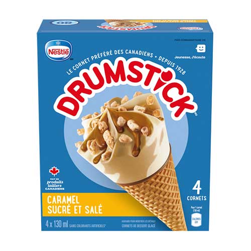 Drumstick caramel sucré salé