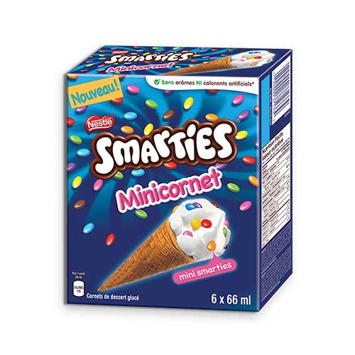 Smarties mini-cornet