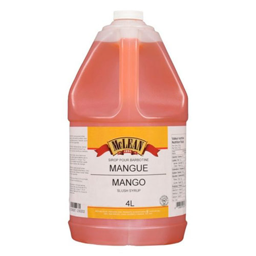 Sirop pour barbotine à la mangue