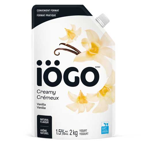 Yogourt Iögo crémeux vanille 2kg