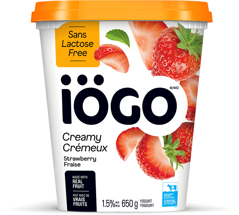 Iögo original sans lactose fraise 650g