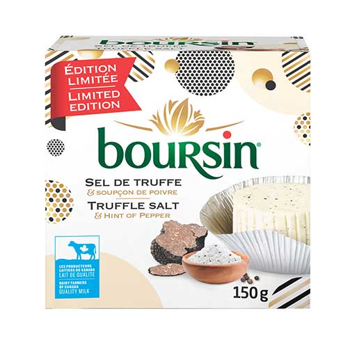 Boursin Sel de truffe & soupçon de poivre 6x150g