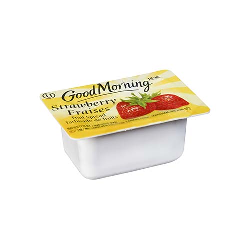 CONFITURE FRAISE GOOD MORNING  (200X16ML) PORTION  453