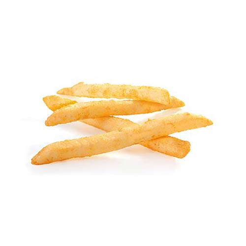 Frites 3/8 enrobées croustillantes cuites au four Cavendish (6x4.5lbs)