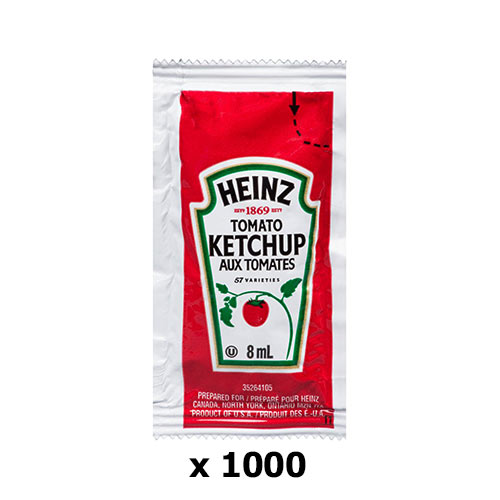 Ketchup Heinz en portion (1000x8ml)