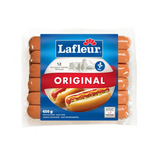 SAUCISSE FUMEE LAFLEUR 450GR